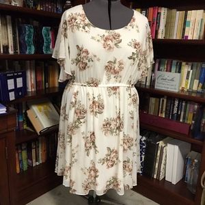 Spring floral dress